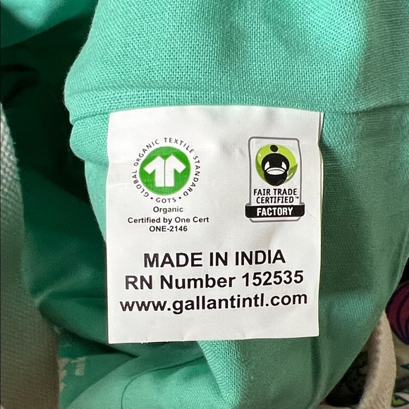 Maika’i + Jana Lam Hawaii Hibiscus Pink Lime Green Tote Bag - Picture 3 of 5